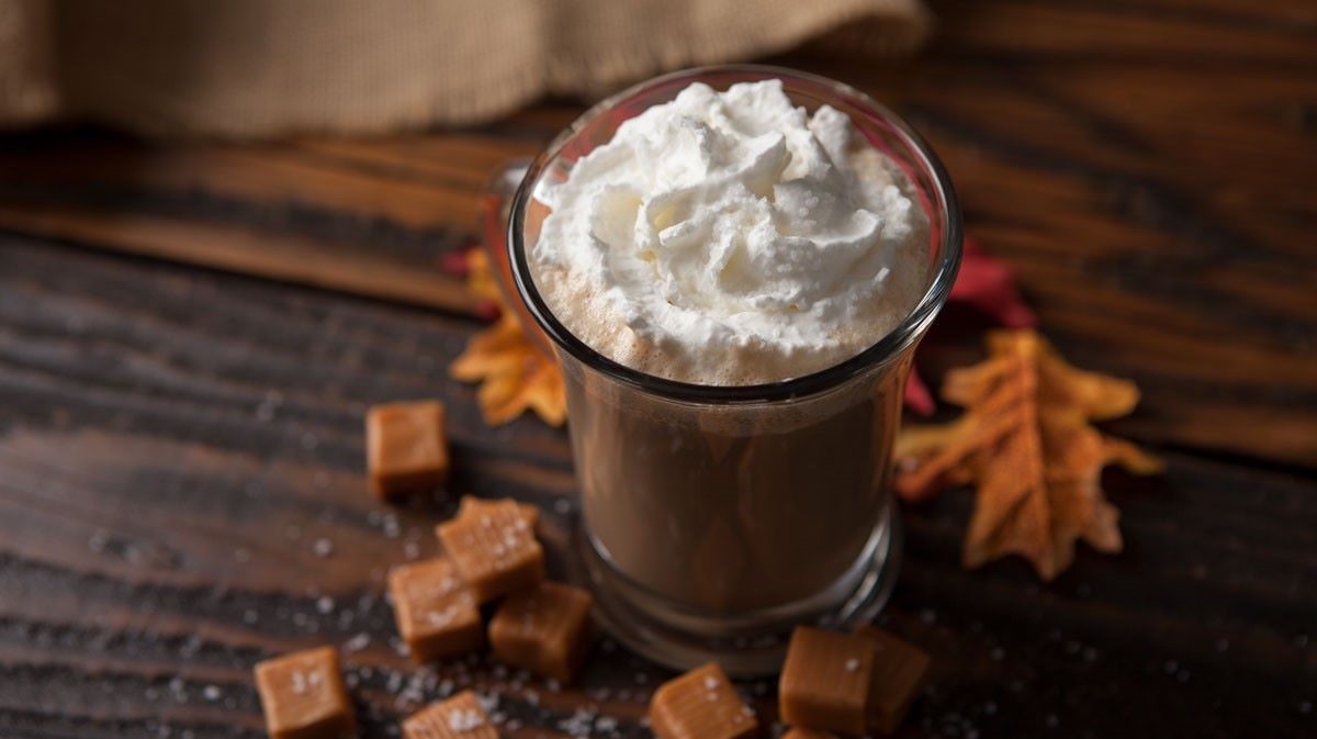 salted caramel latte